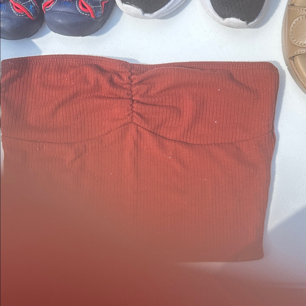 Arizona Jean Company Brick Red Tube Top